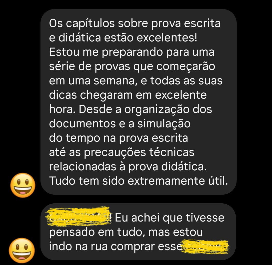 Print sobre qualidade dos capítulos